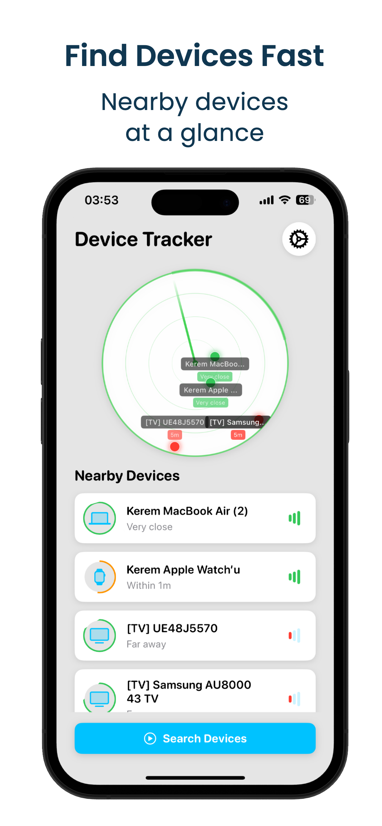 Bluetooth Tracker Screenshot 1
